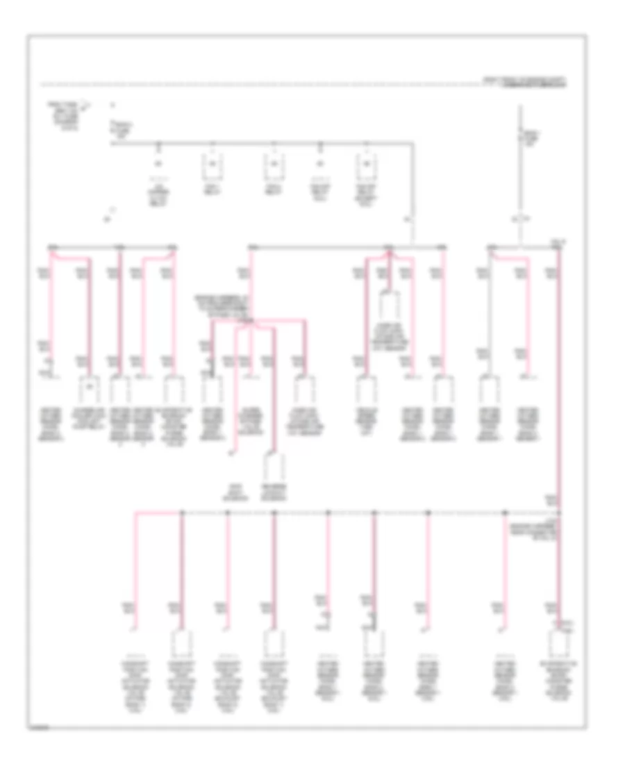 Power Distribution Wiring Diagram 7 of 8 for Cadillac CTS 2011