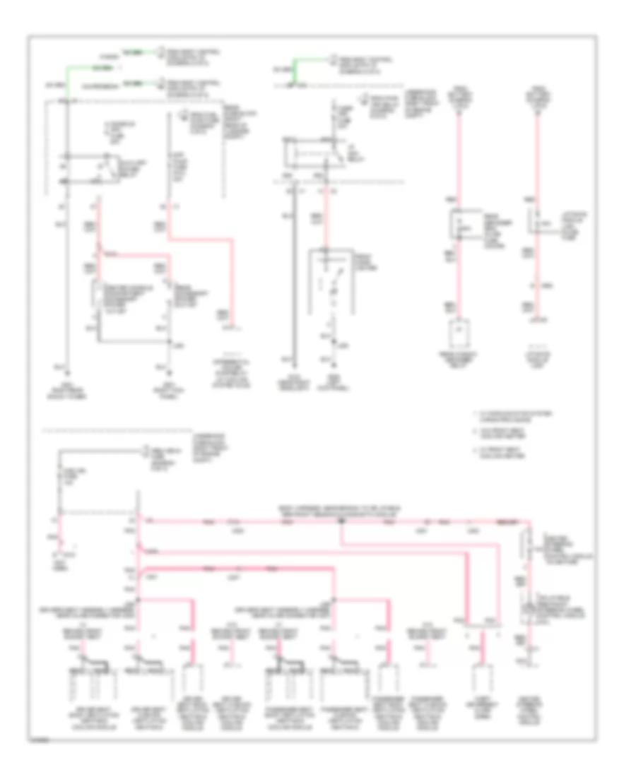 Power Distribution Wiring Diagram 8 of 8 for Cadillac CTS 2011