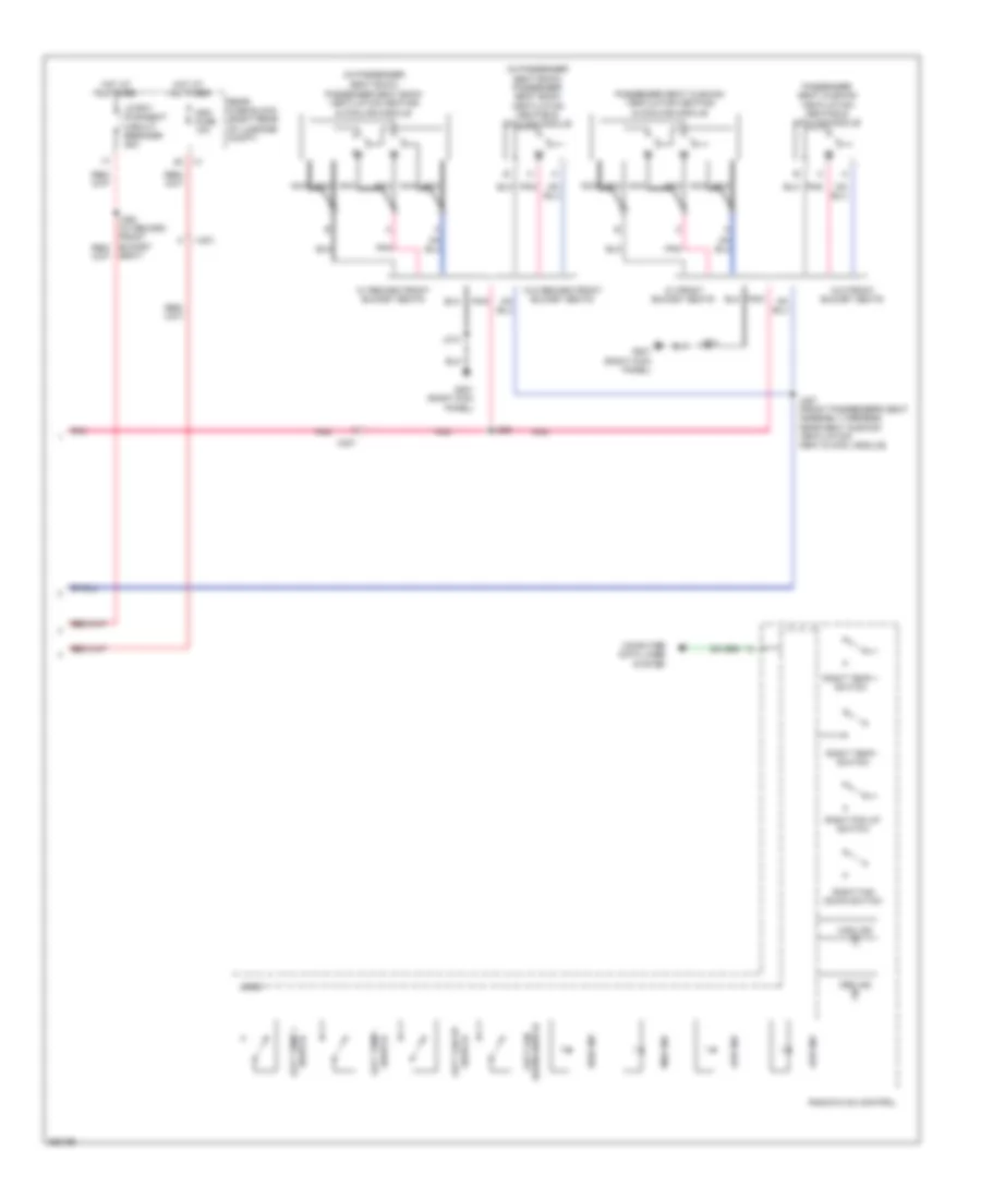 Heated Seats Wiring Diagram (2 of 2) for Cadillac CTS 2011