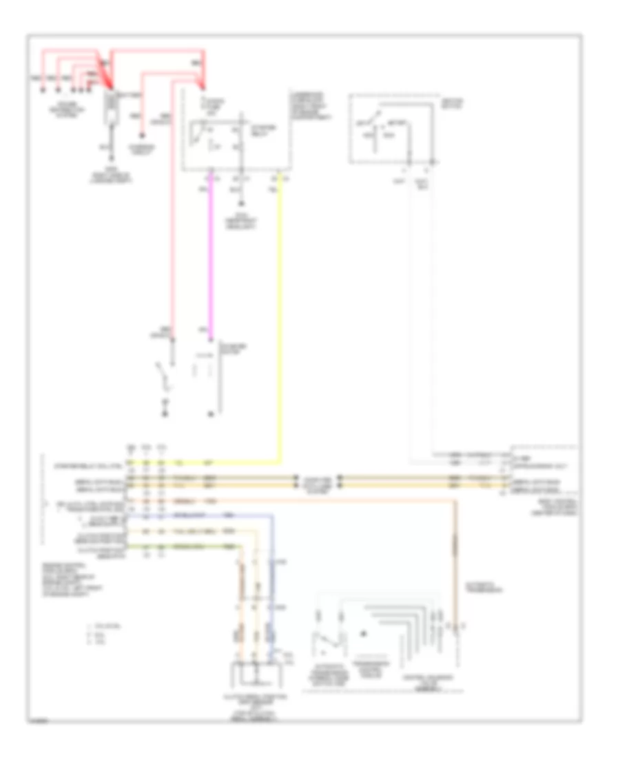 Starting Wiring Diagram for Cadillac CTS 2011