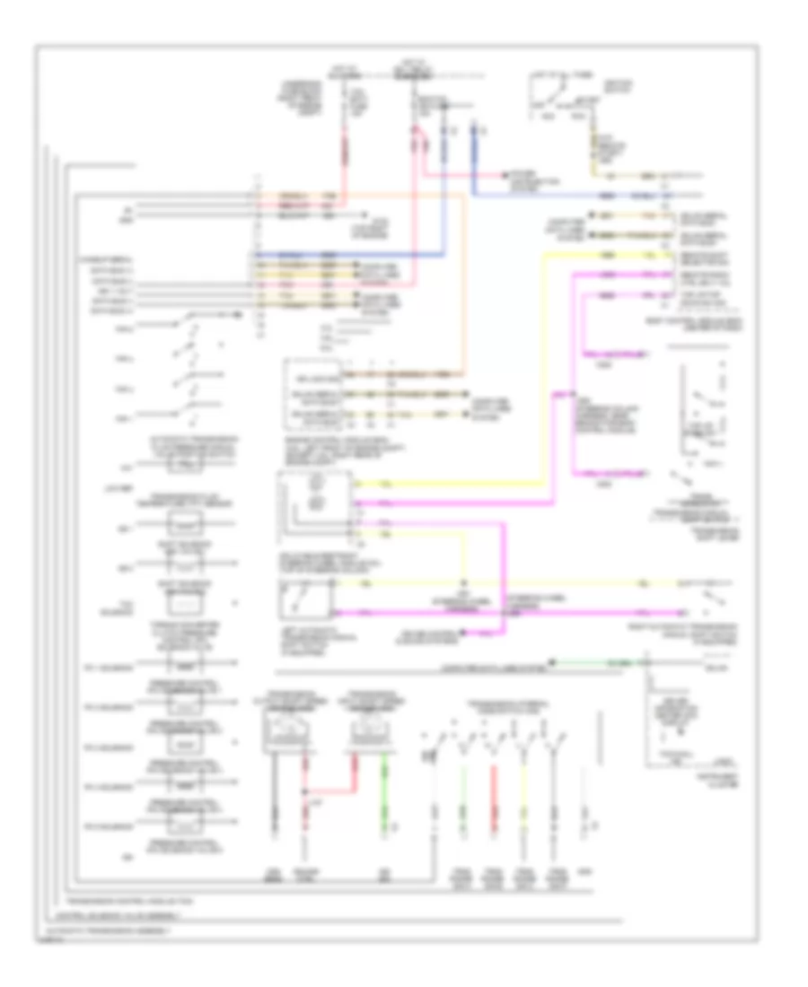 A T Wiring Diagram for Cadillac CTS 2011