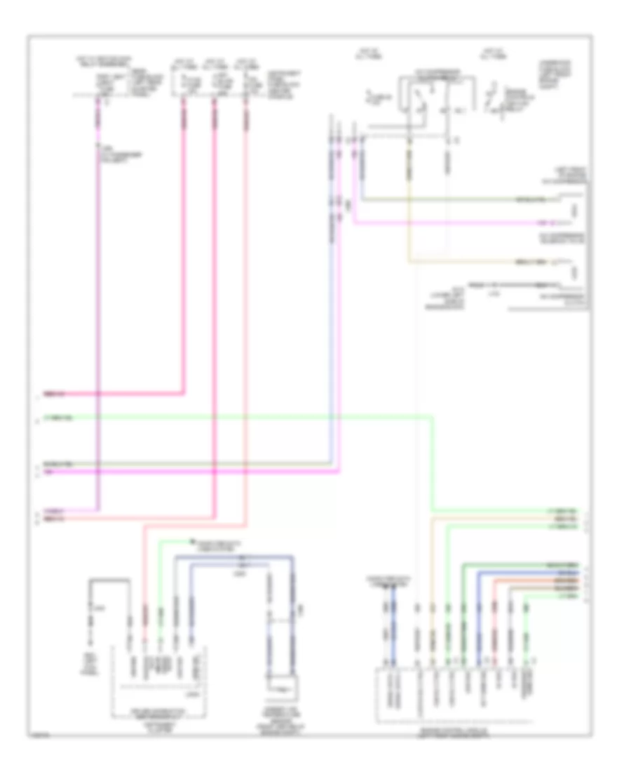 Automatic AC Wiring Diagram (2 of 4) for Cadillac SRX Premium 2013