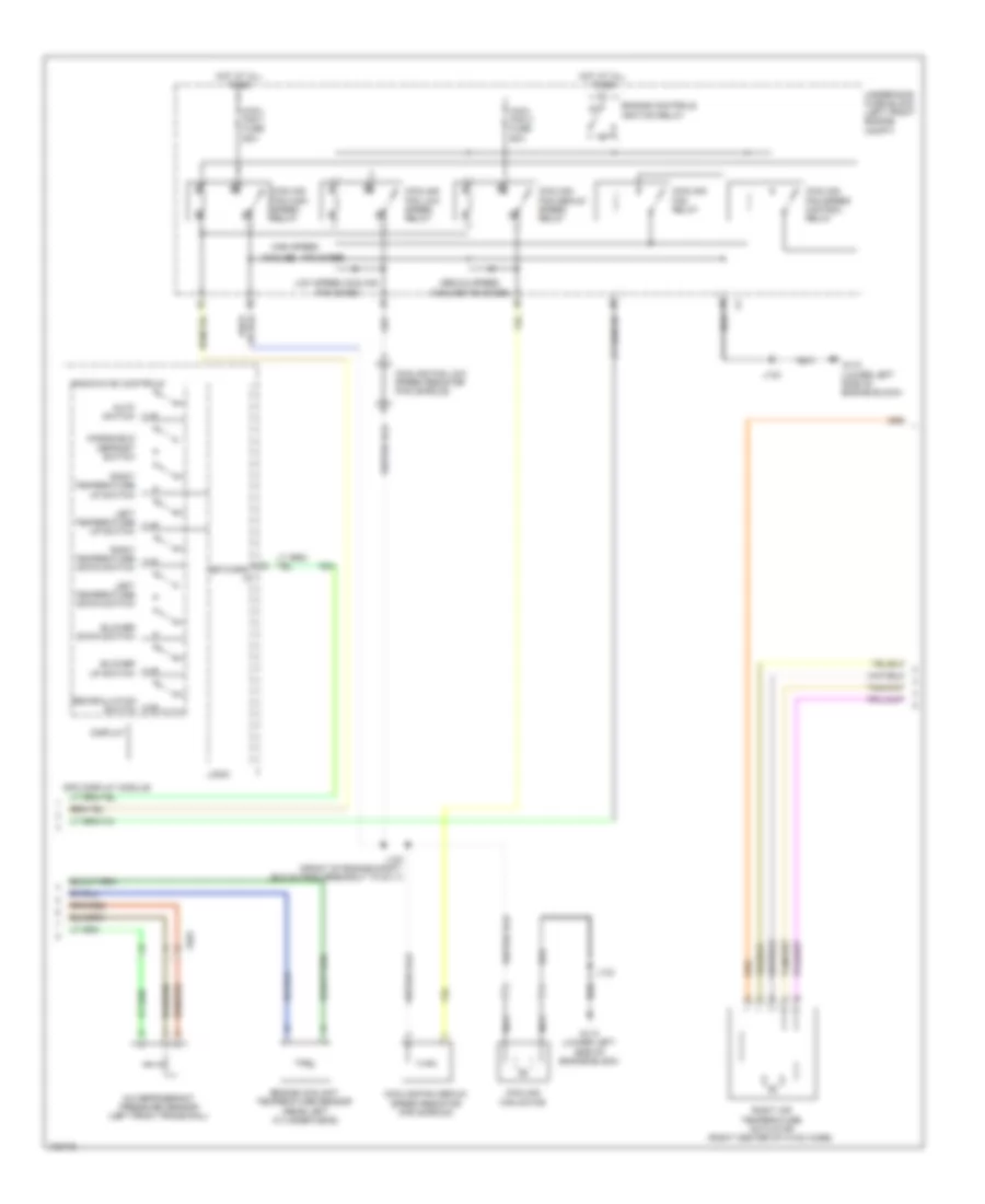 Automatic AC Wiring Diagram (3 of 4) for Cadillac SRX Premium 2013