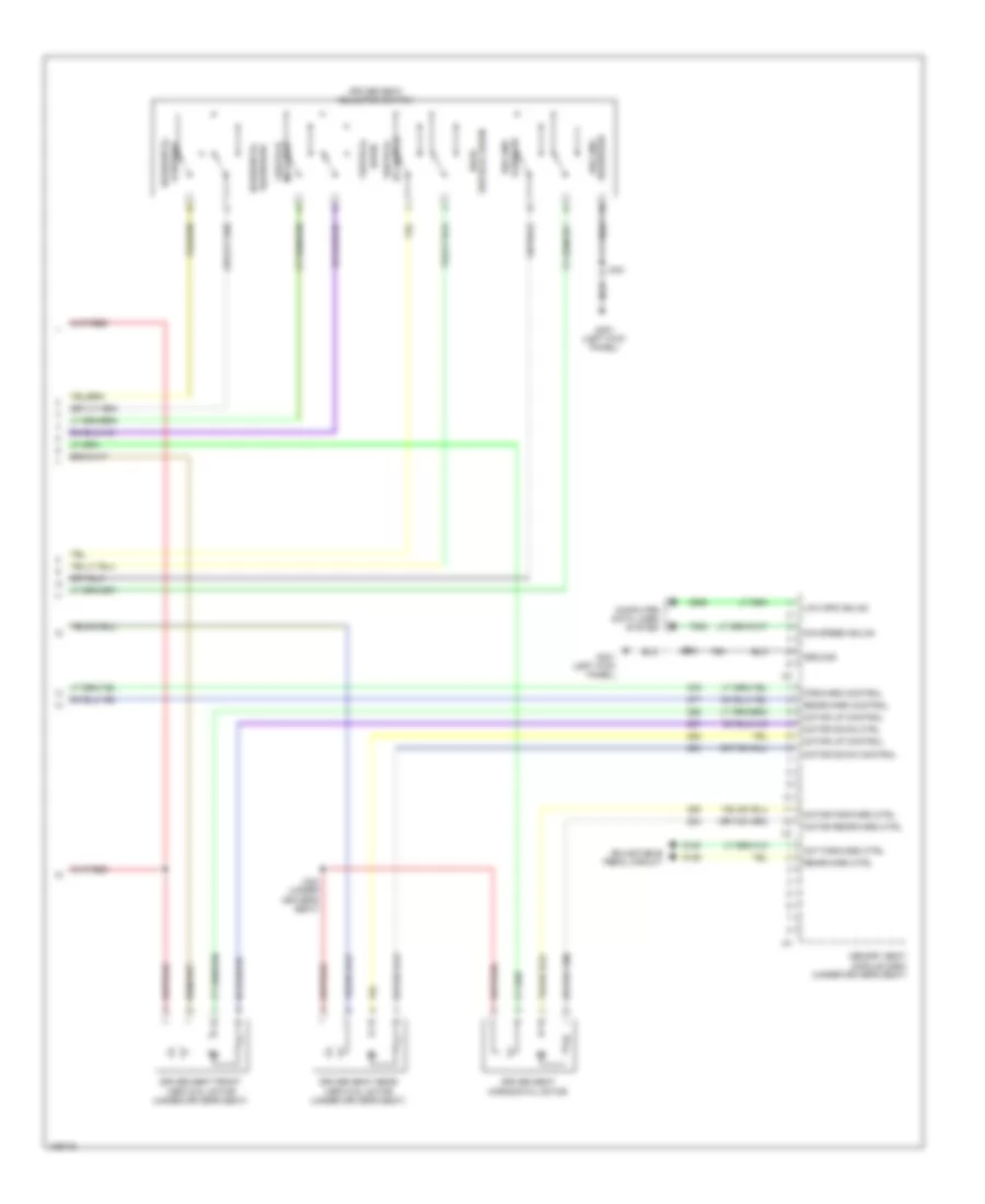 Memory Seat Wiring Diagram 2 of 2 for Cadillac SRX Premium 2013