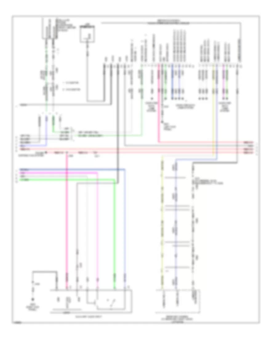 Navigation Wiring Diagram 2 of 5 for Cadillac SRX Premium 2013