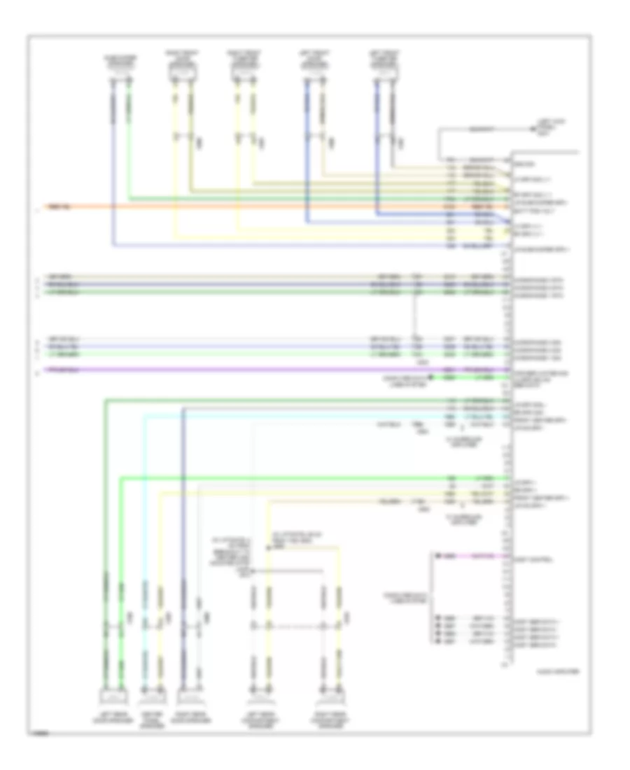 Navigation Wiring Diagram (5 of 5) for Cadillac SRX Premium 2013