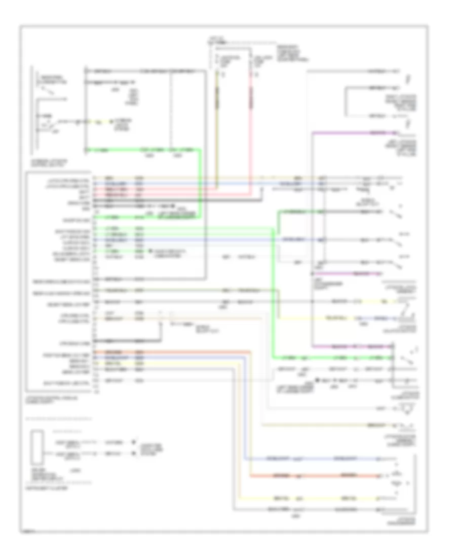 Power Liftgate Wiring Diagram for Cadillac SRX Premium 2013