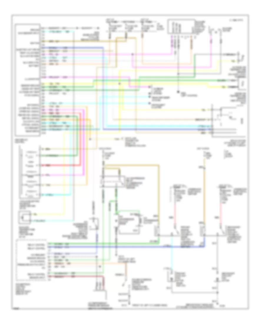 Air Conditioning Wiring Diagrams for Cadillac Fleetwood 1996
