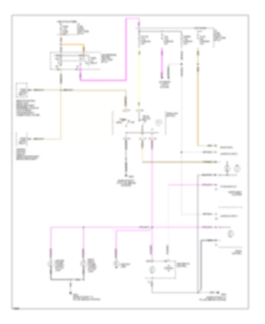 Instrument Illumination Wiring Diagram for Cadillac Fleetwood 1996