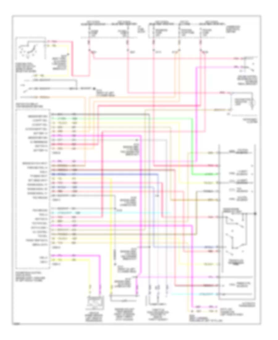 5 7L VIN P Transmission Wiring Diagram for Cadillac Fleetwood 1996