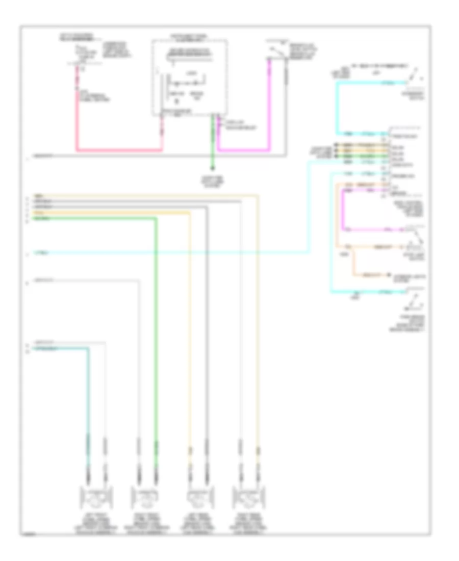 Anti Lock Brake Wiring Diagram without JD9 2 of 2 for Cadillac Escalade Luxury 2014