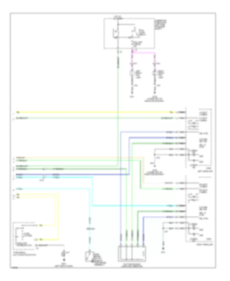 Headlights Wiring Diagram with Low Beam LED Headlamps 2 of 2 for Cadillac Escalade Luxury 2014