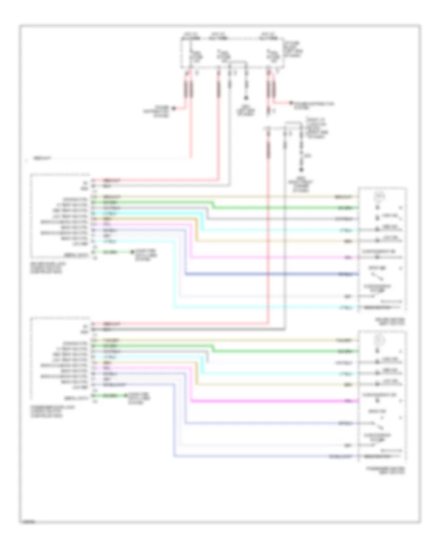 Front Heated Seats Wiring Diagram with Memory 2 of 2 for Cadillac Escalade Luxury 2014