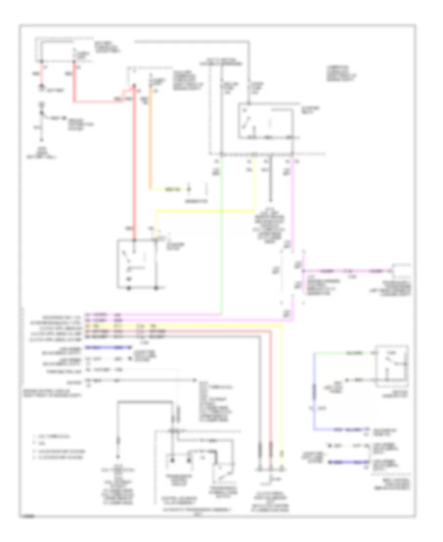 Starting Wiring Diagram for Cadillac ATS 2014