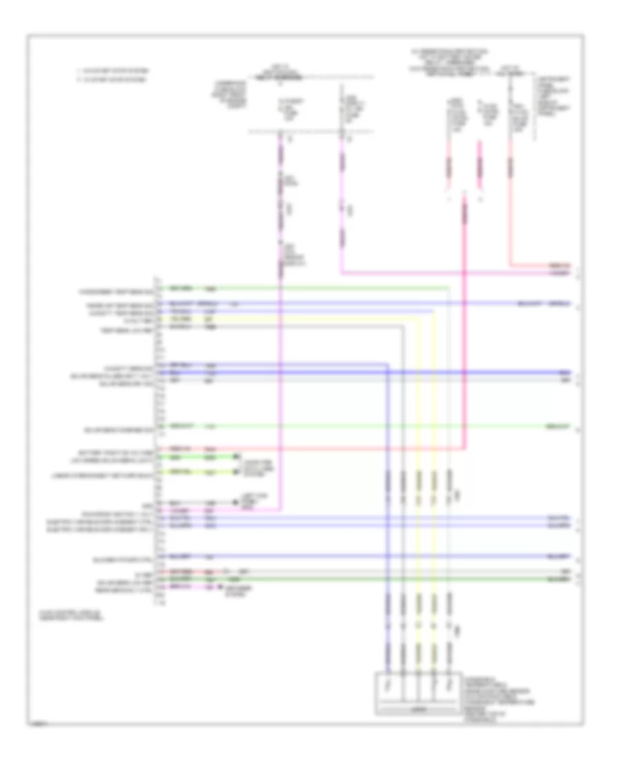 Automatic A C Wiring Diagram 1 of 4 for Cadillac ATS 2014