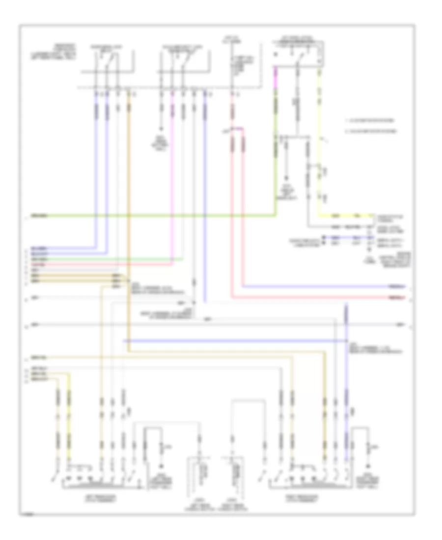 Forced Entry Wiring Diagram, with Passive Keyless Entry (3 of 4) for Cadillac ATS 2014