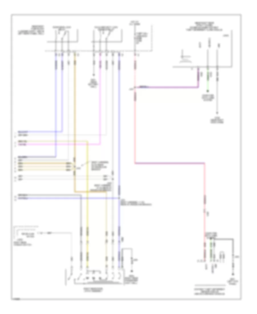 Forced Entry Wiring Diagram, without Passive Keyless Entry (3 of 3) for Cadillac ATS 2014
