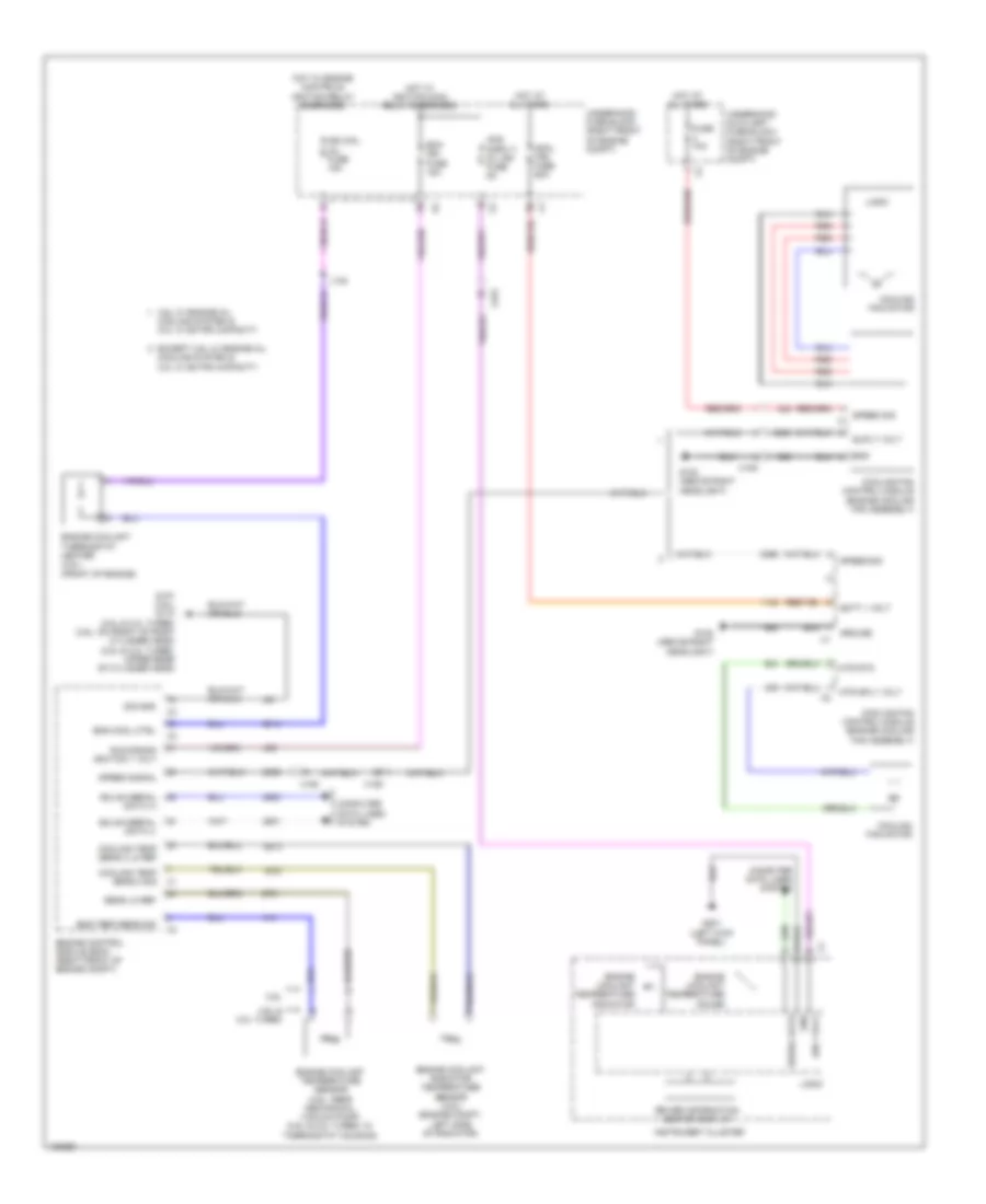 Cooling Fan Wiring Diagram for Cadillac ATS 2014