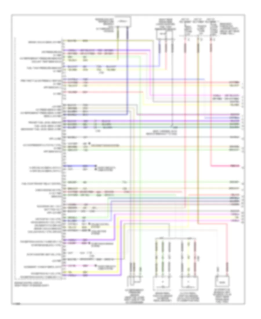 2.5L VIN A, Engine Performance Wiring Diagram (1 of 7) for Cadillac ATS 2014