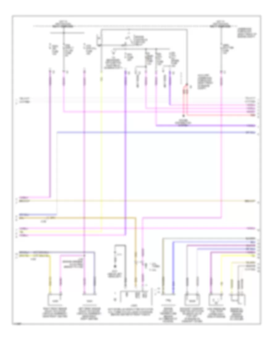 2.5L VIN A, Engine Performance Wiring Diagram (3 of 7) for Cadillac ATS 2014