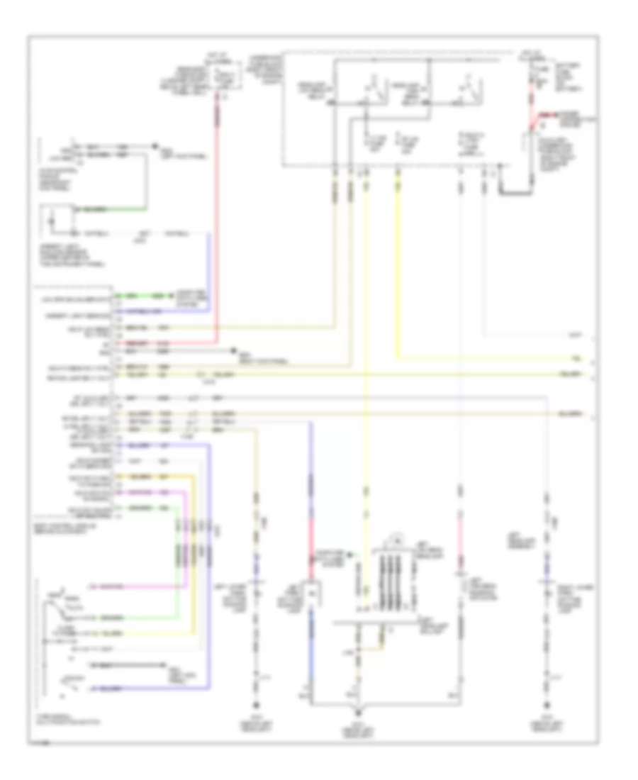 Headlamps Wiring Diagram, with High Intensity Discharge (1 of 2) for Cadillac ATS 2014