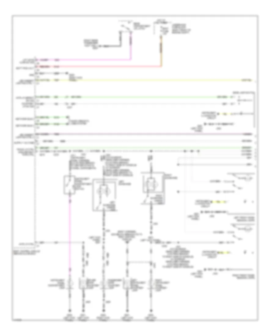 Courtesy Lamps Wiring Diagram 1 of 3 for Cadillac ATS 2014