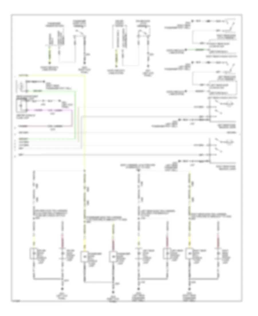 Courtesy Lamps Wiring Diagram 2 of 3 for Cadillac ATS 2014