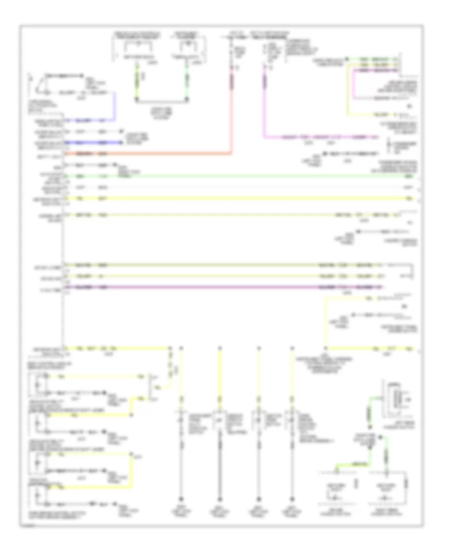 Instrument Illumination Wiring Diagram 1 of 2 for Cadillac ATS 2014