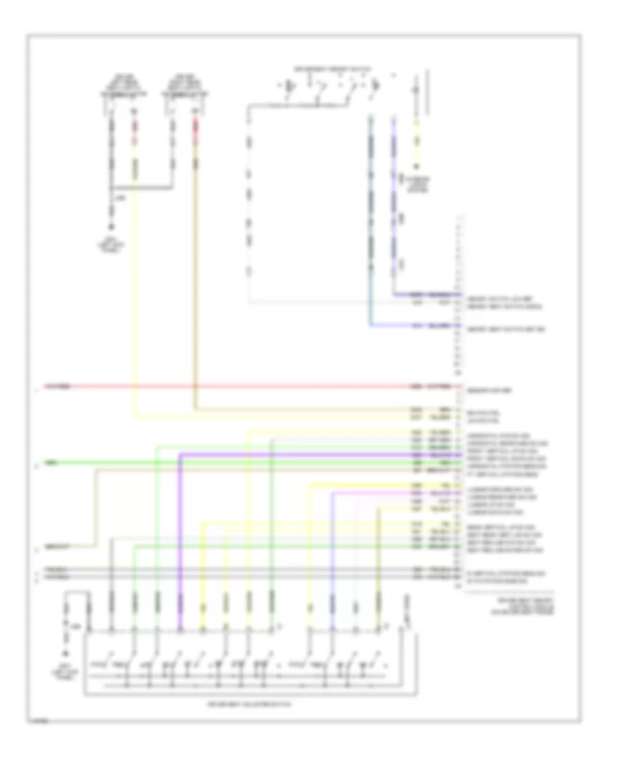 Drivers Memory Seat Wiring Diagram (2 of 2) for Cadillac ATS 2014
