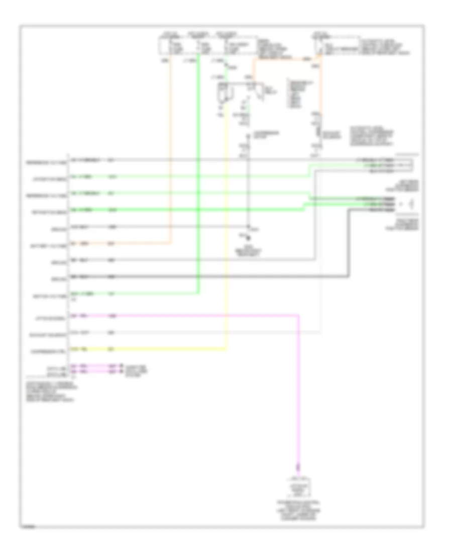 Electronic Level Control Wiring Diagram, with Electronic Air Suspension for Cadillac Eldorado ETC 2002