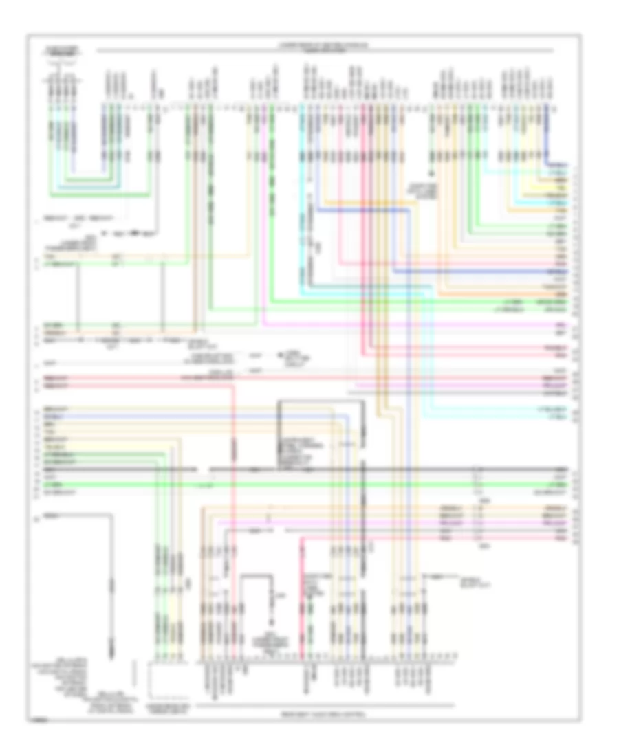 Navigation Wiring Diagram, with UQS without UYS (2 of 4) for Cadillac Escalade Platinum 2014