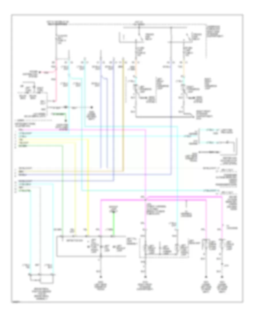 Exterior Lamps Wiring Diagram (2 of 2) for Cadillac DTS 2011
