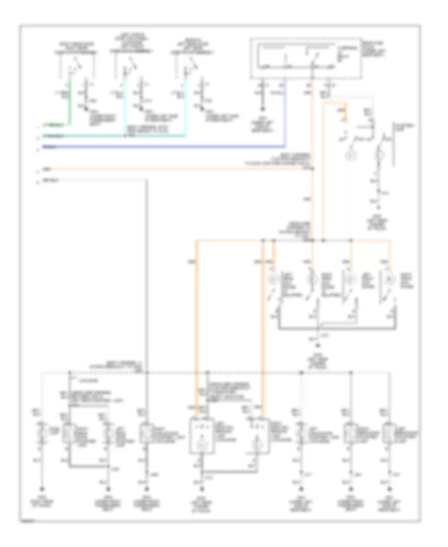Courtesy Lamps Wiring Diagram Hearse  Limousine 2 of 2 for Cadillac DTS 2011