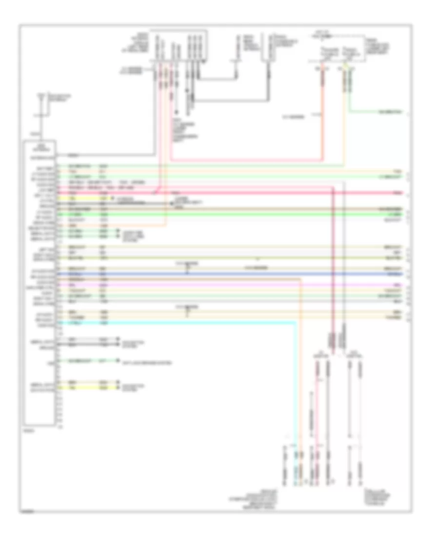 Radio Wiring Diagram Enhanced 1 of 2 for Cadillac DTS 2011