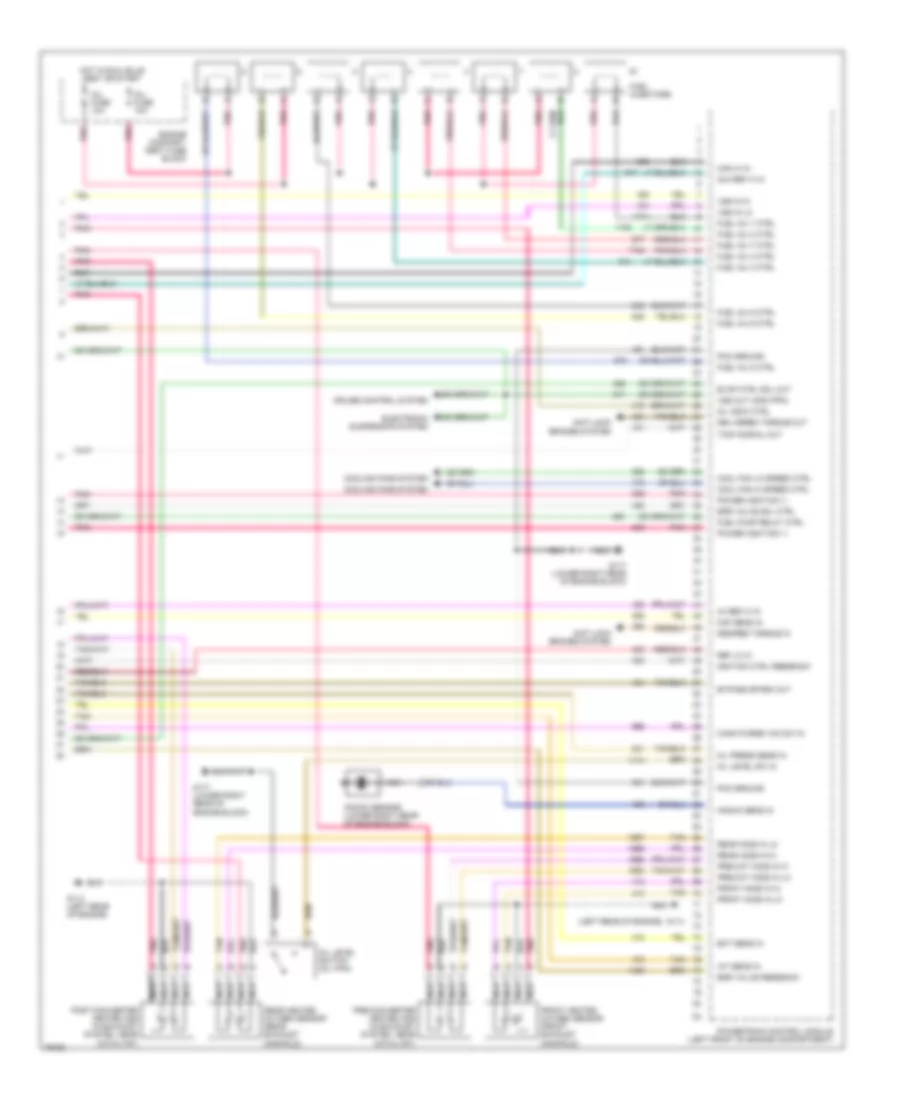 4.6L (VIN Y), Engine Performance Wiring Diagrams (4 of 4) for Cadillac Seville STS 1996