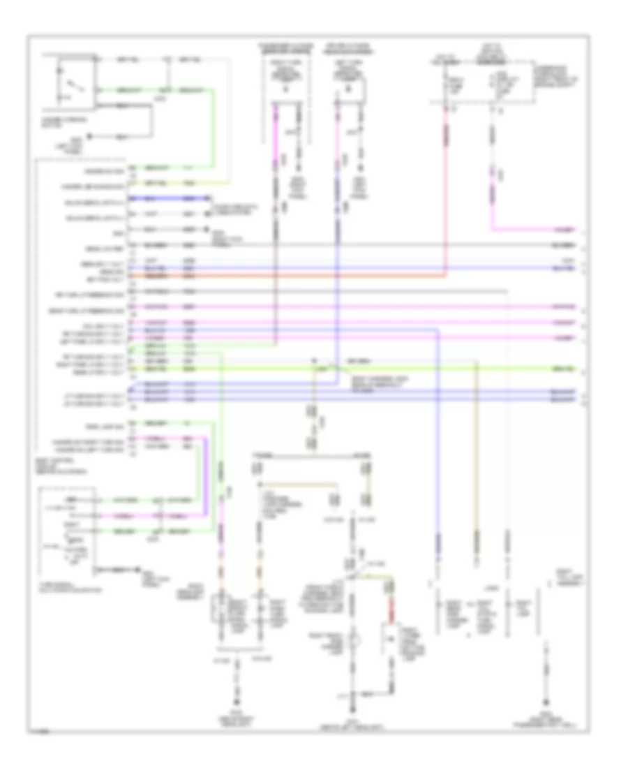 Exterior Lamps Wiring Diagram 1 of 2 for Cadillac ATS Luxury 2014