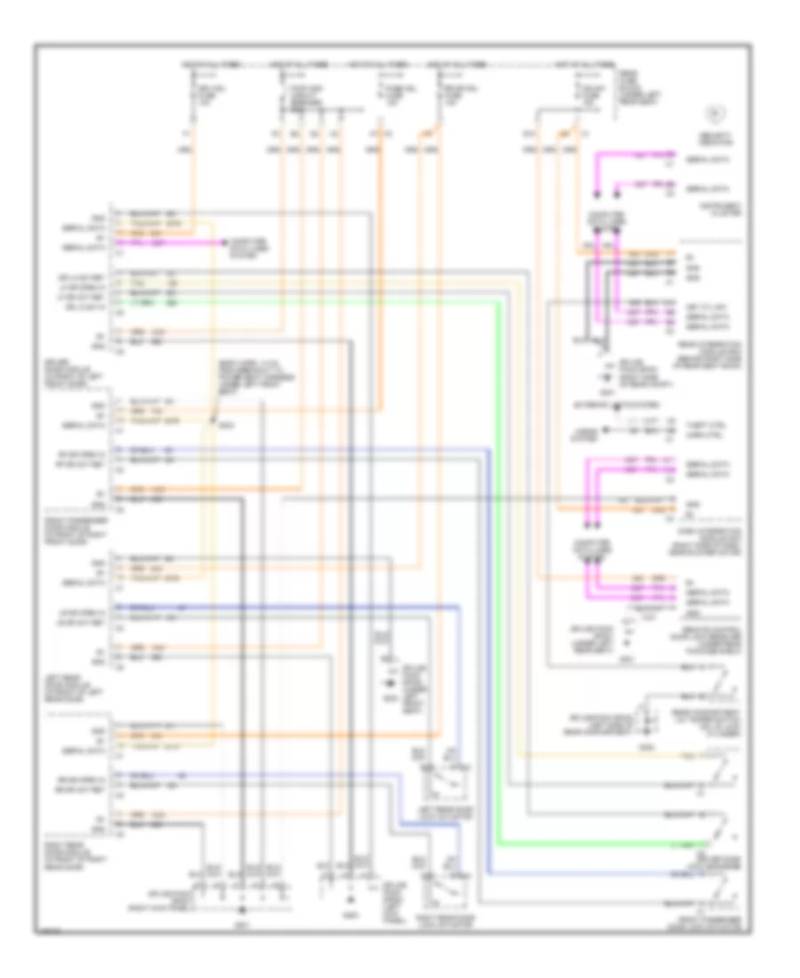 Forced Entry Wiring Diagram for Cadillac Seville SLS 2002