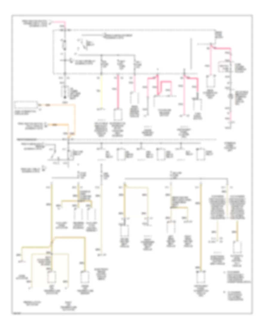 Power Distribution Wiring Diagram (5 of 6) for Cadillac Seville SLS 2002