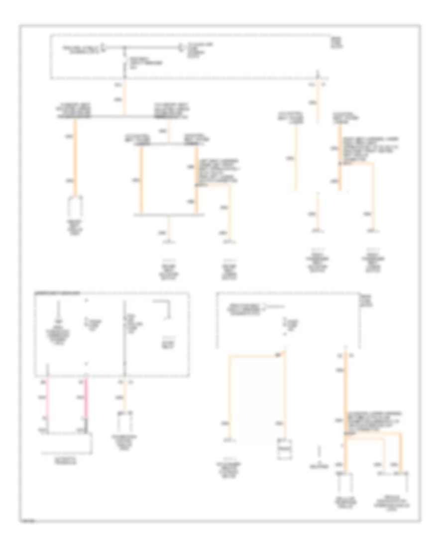Power Distribution Wiring Diagram (6 of 6) for Cadillac Seville SLS 2002