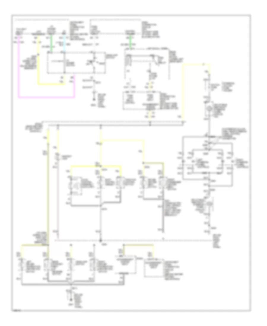 Instrument Illumination Wiring Diagram (1 of 2) for Cadillac Seville STS 2002
