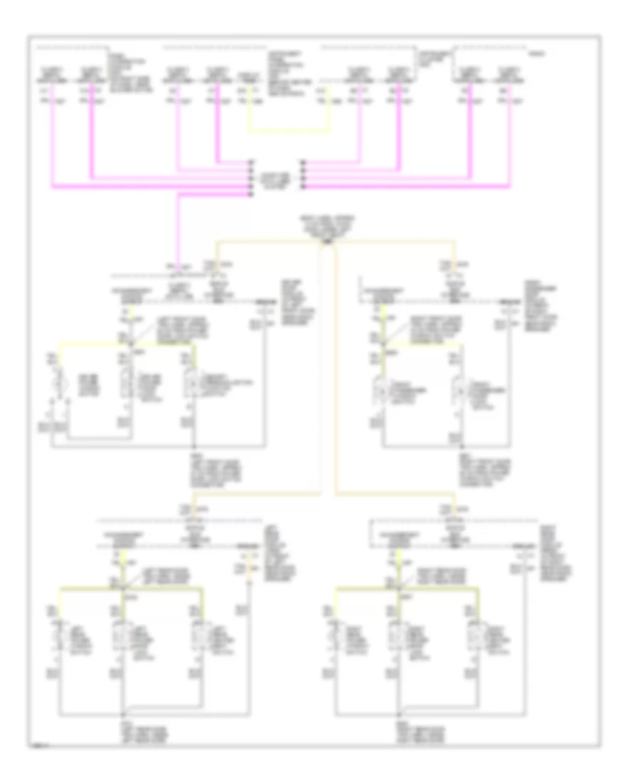 Instrument Illumination Wiring Diagram (2 of 2) for Cadillac Seville STS 2002
