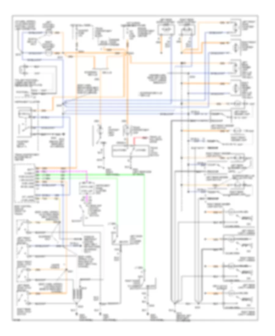 Courtesy Lamps Wiring Diagram for Cadillac DeVille 1997