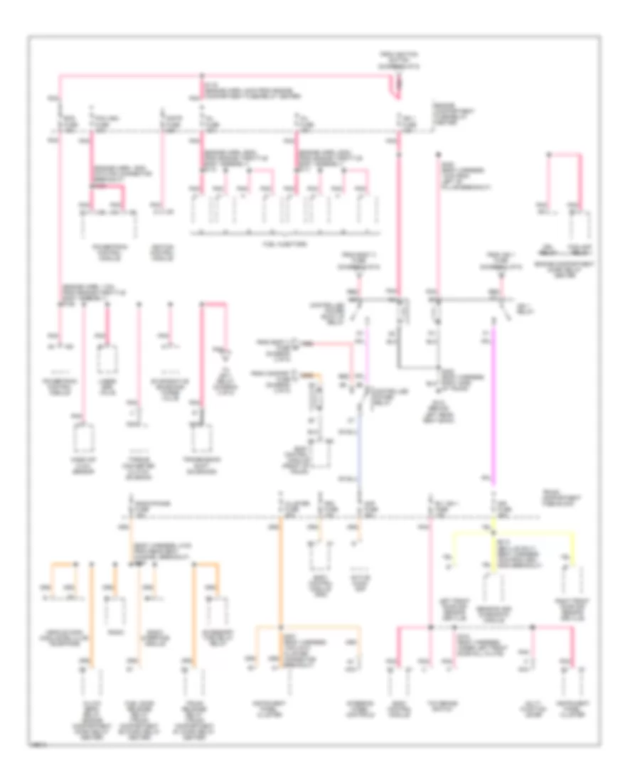 Power Distribution Wiring Diagram (4 of 5) for Cadillac DeVille 1997