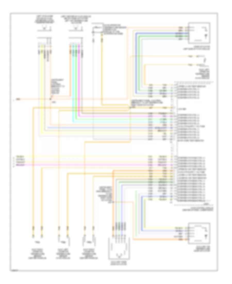 Automatic AC Wiring Diagram (4 of 4) for Cadillac SRX 2014