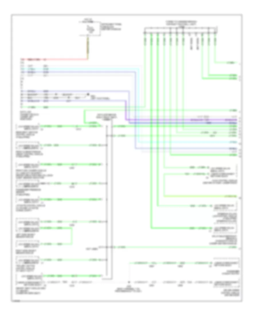 Computer Data Lines Wiring Diagram 1 of 6 for Cadillac SRX 2014