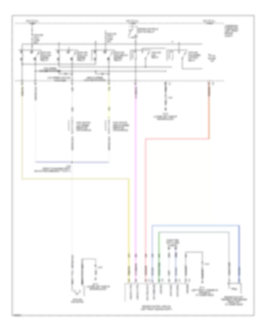 Cooling Fan Wiring Diagram for Cadillac SRX 2014