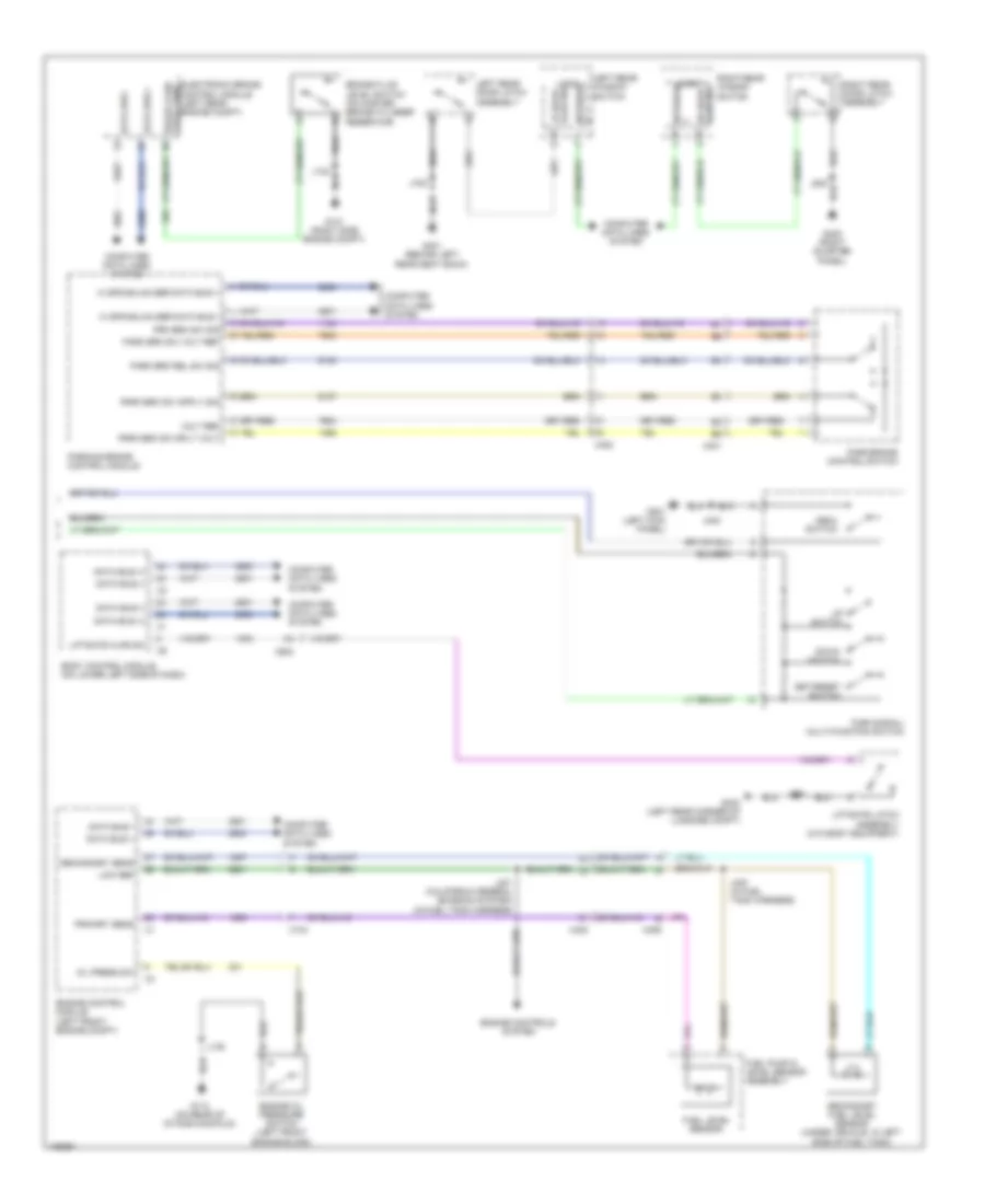Instrument Cluster Wiring Diagram (2 of 2) for Cadillac SRX 2014
