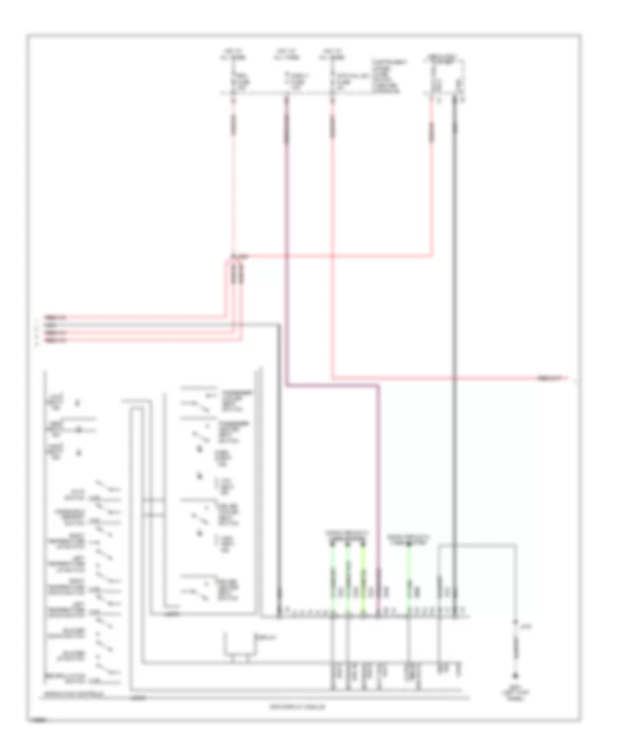 Navigation Wiring Diagram (3 of 5) for Cadillac SRX 2014