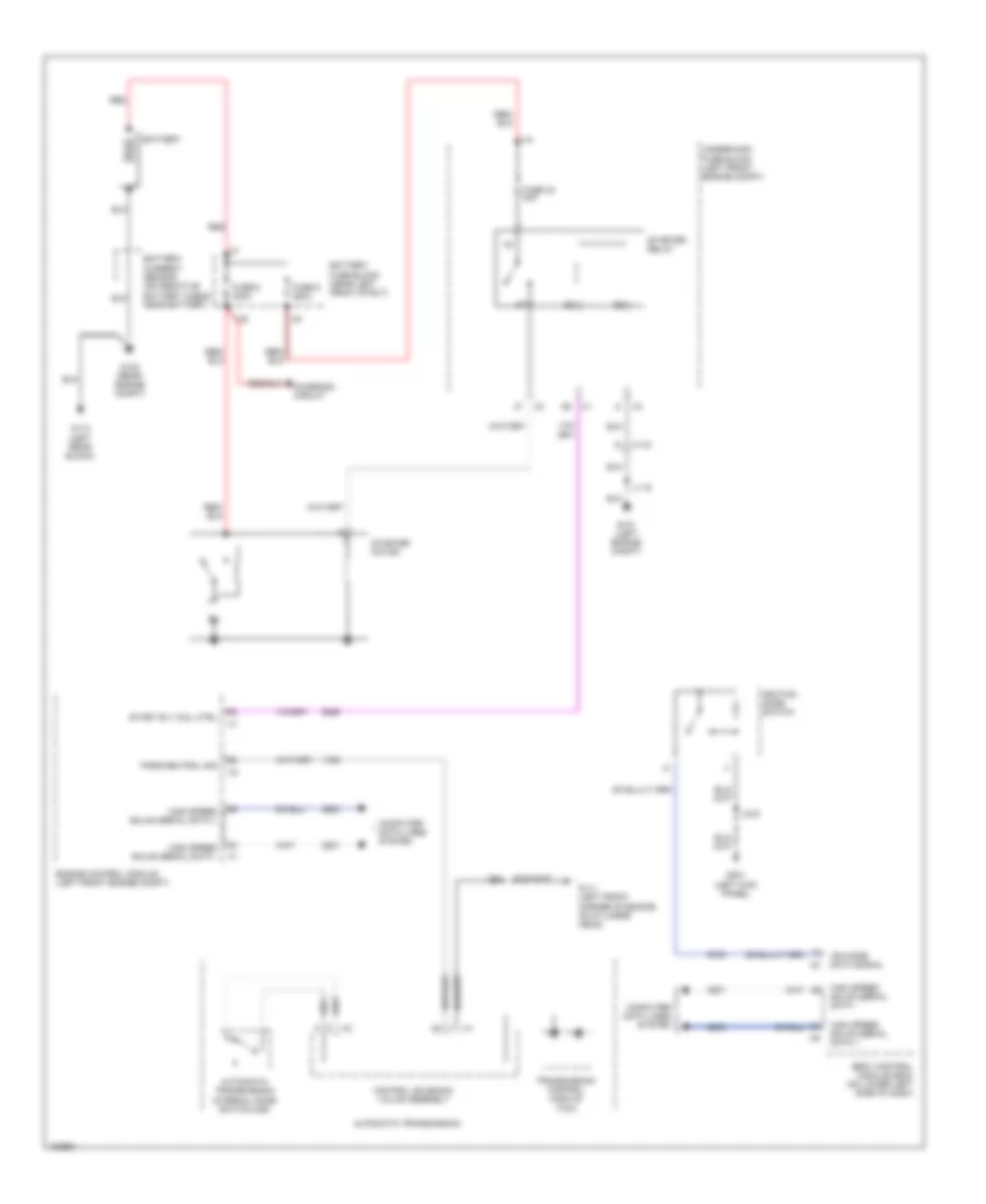 Starting Wiring Diagram for Cadillac SRX 2014