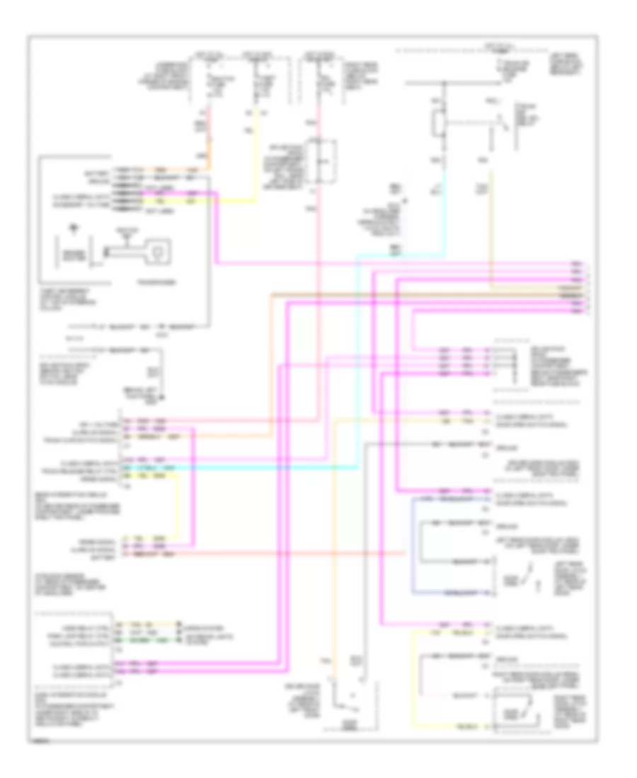 Anti theft Wiring Diagram 1 of 2 for Cadillac CTS 2003